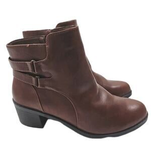 Easy Street ~Woman Size 9.5W~ Murph-Honey Cam Tan Ankle Boots NWOT.